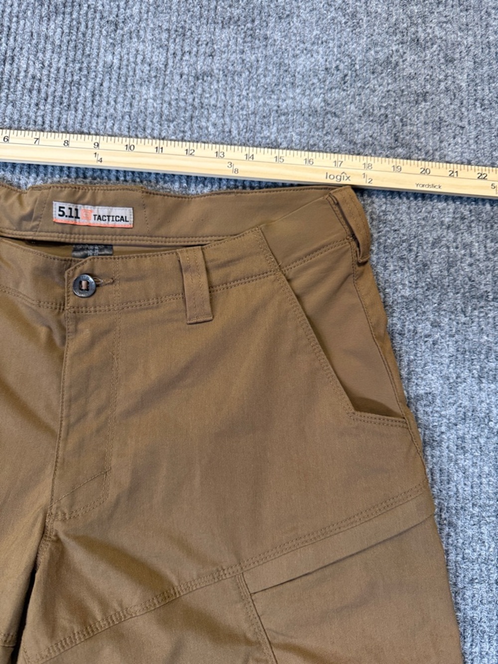 5.11 Apex Men's Tactical Battle Brown 10 Pockets Cargo Shorts 36 Waist - Picture 10 of 14